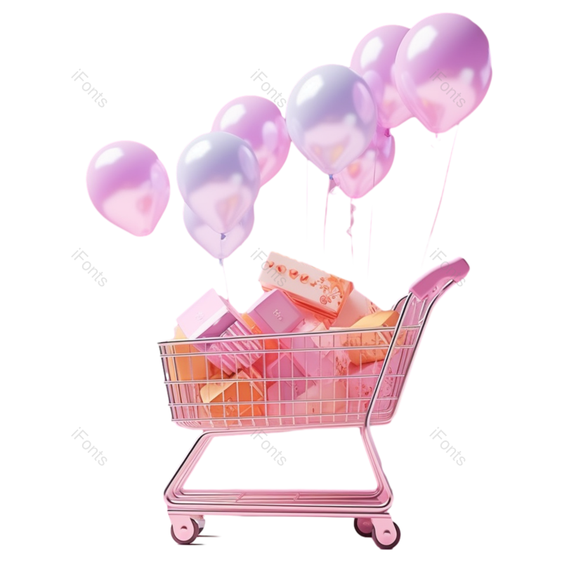 插画图片,抽象元素,几何形状PNG,气球免抠素材